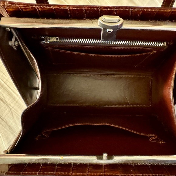 Rare 1960s genuine crocodile skin lady’s purse in mint condition! - Picture 5 of 8